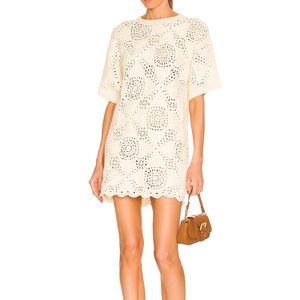 Crotchet mini dress, size XS, worn once, BRAND: L’Academie